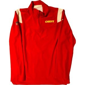 Nike Chiefs zip up pull-over